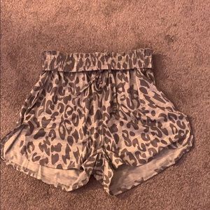 cute grey cheetah shorts